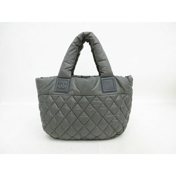 CHANEL Coco Cocoon Tote Bag Handbag khaki Green - Picture 2 of 11